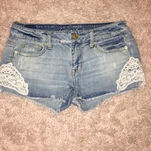 American eagle jean shorts